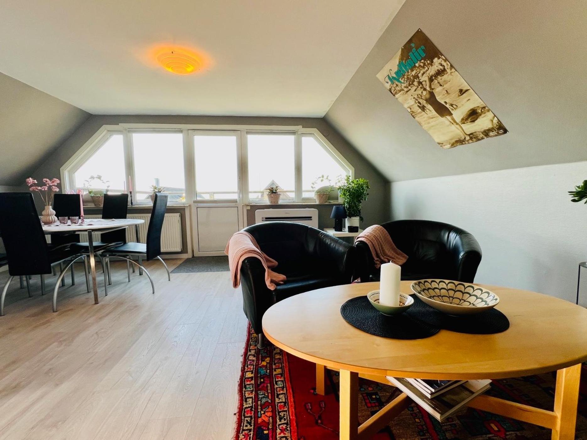 Penthouse-Laegenhet Med Tva Sovrum & Terass Med Havsutsikt Mölle Exterior foto